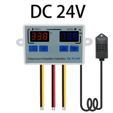 W1099 듀얼 디스플레이 디지털 온도 컨트롤러 DC 12V 조절기 인큐베이터, 01 DC24V