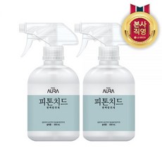 아우라 피톤치드 섬유탈취제 숲속향 500ml 2개, 피톤치드 상쾌한향 500ml 2개