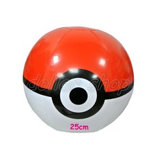 寶貝玩具屋 綜合 超可愛寶可夢款大尺寸充氣式寶貝球 (收伏小朋友的神奇寶貝充氣皮球) 輕巧沙灘球, 1個