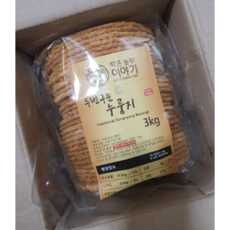 작은농부이야기 앞뒤로 두번구운 누룽지 갓 구운 구수한 누룽지 전통 숭늉 누룽지, 3kg, 1개
