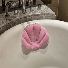 엠씨플러서 욕조 머리받침대 욕조머리쿠션, 핑크