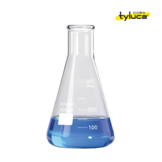 [타이루카] 유리 삼각 플라스크 Boro3.3 경질 1급, 1개, 50ml