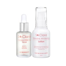 St.Clare 聖克萊爾 杜鵑花酸淨肌煥白精華30ml+精華乳50ml, 1個, 杜鵑花酸精華+精華乳