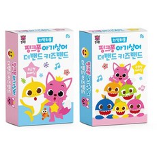 핑크퐁 아기상어 키즈밴드 표준형 16매입 캐릭터반창고 5개, 단품