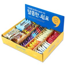 한봄 사무실간식 다과 과자박스 개별포장 간식 선물, 1박스, 05 밀크크리스피롤+이타리코코+탑퍼+초코무초