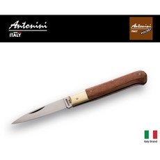 Antonini 義大利製 113mm 黃銅口金硬木柄折刀 CALTAGIRONE, 1個