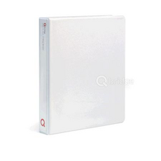 Qbridge 백투명 3공D링바인더 A4 3cm B748-7, 단품, 단품