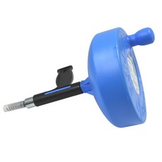 毛髮水管疏通器 25呎 手搖通管器 水管堵塞疏通工具, 如圖