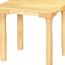 원목 1인 책상 원목다리 530mm 어린이집테이블