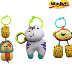 유모차 장난감 딸랑이 동물 얼룩말 유모차 모빌 인형 카시트 악세사리 애착인형 용인형 자동차 신생아, 삑삑이 아기사자