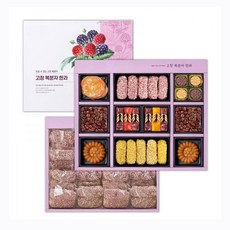 한과 선물세트 복분자한과-2단구성 명절선물 전통한과 ths+51035lC, 1세트, 578g