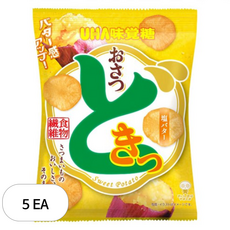 유하미카쿠토 오사츠 도키 시오버터맛, 65g, 5개