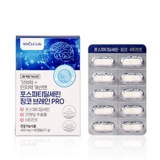 홀라이프 포스파티딜세린 징코 브레인 PRO 60캡슐 1개