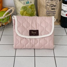 베이비소풍 휴대용 기저귀 패드 뮤트핑크, 1개