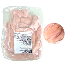 국내산 냉동 생닭안심살 5KG (1KG x 5팩), 1kg, 5개