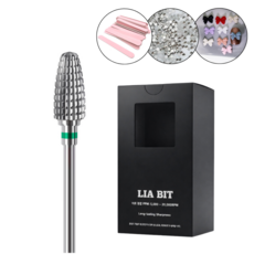 베씨 리아비트 파워슬리머 C 네일드릴비트 텅스텐강 카바이트, 1개, 실버(L004)