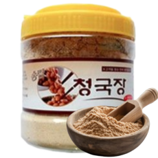 국내산 청국장가루 100% 국산 콩 대두 냄새없는 청국장 분말 파우더, 500g, 1개