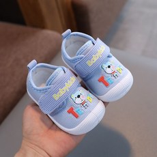 嬰兒單鞋會響春秋季男女寶寶學步鞋軟底小童叫叫鞋布鞋子2024新款