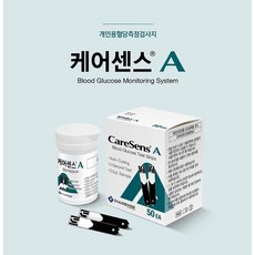 아이센스 케어센스A 혈당시험지 50매 1통 (아큐라 뷰 아큐라플러스와 호환가능), 1세트, 50개입