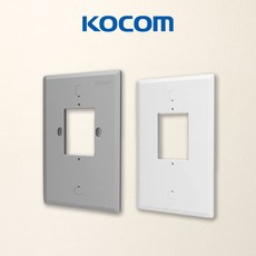 코콤 카메라 초인종 마감판 기본형 대형, 실버