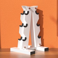 덤벨거치대 가정용 덤벨정리 대 홈트 정리 스탠드 아령 보관 보관대 제품 렉 철봉, 1.3단 덤벨 랙