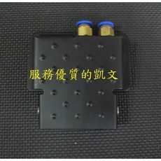 SONO 氣動腳踏開關 腳踏閥 1/4 (兩分)牙 一進一出 踩踏持續出氣, 1個