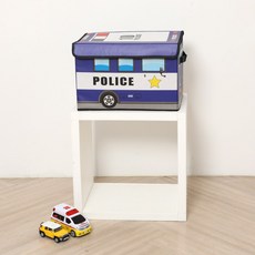 블루 경찰차 트럭 뒷문오픈 폴리스카 유아장난감 Car, 1개