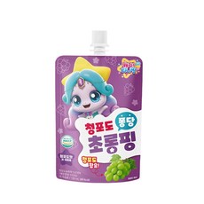 캐치티니핑 시즌5 과채음료 초롱핑 청포도맛+캐릭터밴드증정, 10개, 100ml