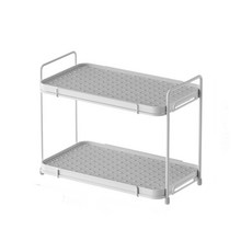 DFMEI 拆裝水杯家用套裝陶瓷杯子喝水杯客廳馬克杯具茶杯杯架酒杯架, 1個, 2層:白色