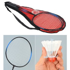 방과후 운동 스포츠 배트민턴 라켓 2개 + 셔틀콕 + 가방, 1개