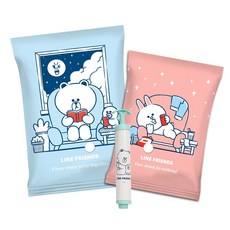 LINE FRIENDS 熊大真空壓縮袋 旅行袋, 1個, 耍廢款