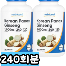 뉴트리코스트 인삼 240캡슐, 240회분, 1개