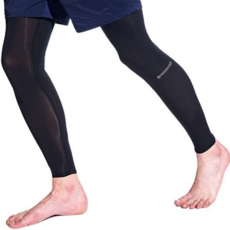남성 다리 토시 냉감 러닝 흡한속건 아웃도어 자전거 신축성 스포츠 워머 커버 용품 등산 남성 쿨 토시, 검정