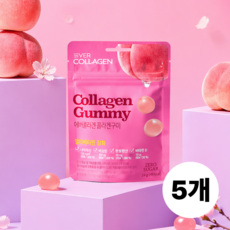 에버콜라겐 콜라겐 구미 6구미 x 10p, 5개, 24g