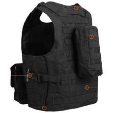 【翔準】兩棲背心 美軍 FSBE 海豹 戰術背心 生存遊戲 角色扮演 隱密 偽裝, 1個, 黑色