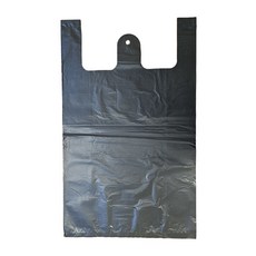 부국비닐봉투 손잡이 일반마트봉투 5호 검정, 20L, 200개