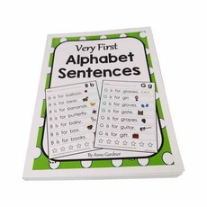 Very First Alphabet Sentences 基礎字母句型指讀練習冊, 1個, A款