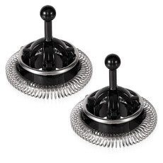 네스프레소용 우유 거품기 부품 2개 스테인리스 스틸 ABS 소재 우유 거품기 교체 거품기 액세서리 네스프레소 에어로치노 3 4 플러스와 호환 179830, 네스프레소용 우유 거품기 부품 2개, 스테인리스 스틸