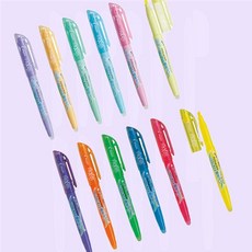 프릭션라이트 형광펜 형광 파스텔 1자루 프릭션리필 파이롯트지워지는볼펜 강템, 1개