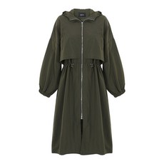 [백화점 홈쇼핑 정품] 에이비에프지 셔링 디테일 롱 후드 야상점퍼 APY4HU31J