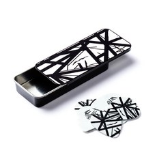 Dunlop EVH VH I PICK TIN 鐵盒 EVH簽名款 EVHPT03 彈片, 1個