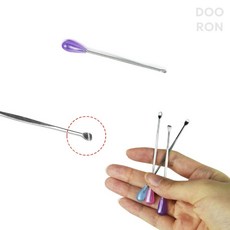 두론샵 물방울 귀이개 1P(색상랜덤) 귀지제거 귀파개 귀지청소기 귓밥, 1개