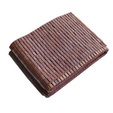 BuyJM 專利棉織炭化麻將竹涼蓆 雙人5x6.2尺 附鬆緊帶 透氣涼感, 詳見包裝