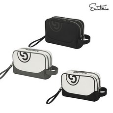 세인트나인 프리미엄 로고 골프 파우치백 SNC5UBS541, 파우치(단품), 오프화이트, 1개