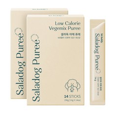 하이루디 샐러독 야채 퓨레 강아지 짜먹는 간식, 28개, 14g 28개, 14g