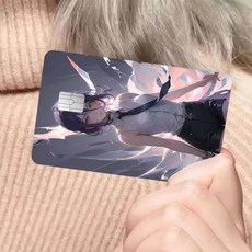 체인소맨굿즈 체인소맨스티커 캐릭터 레제 카드 스티커, 1 Set, z7