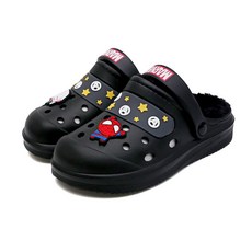 디즈니 마블 스파이더맨 테이 유아동 남아 털 크로그 방한샌들