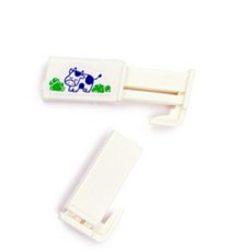 더샵이지 우유팩 홀더 2입 우유팩마개