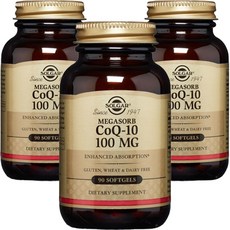 SOLGAR MAGASORB輔酶Q-10無糖軟膠囊 100mg, 90顆, 3罐