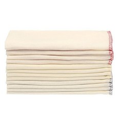 무인양품 낙와타 혼합 행주 12매 세트 가장자리 색상 포함 생성 약 가로 40×깊이 40cm MCB36A7A
